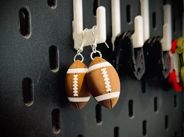 Football Earrings