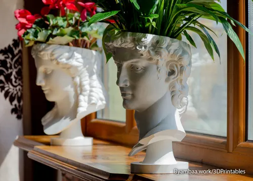 Vaso David — Escultura Clássica (18cm)