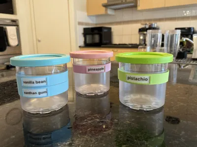 Ninja Creami Labels & Label Holder