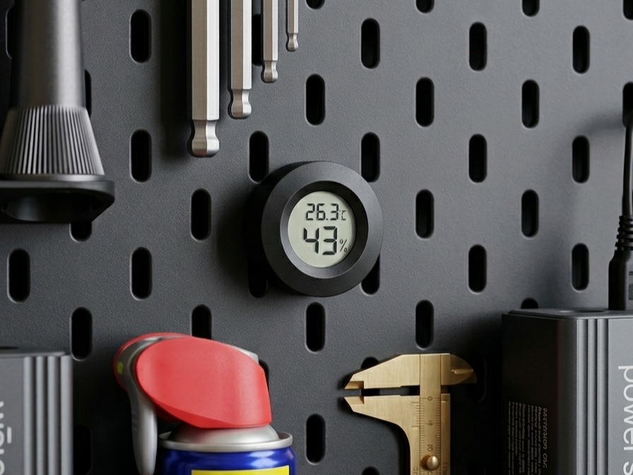 IKEA Skadis Mount for Hygrometer
