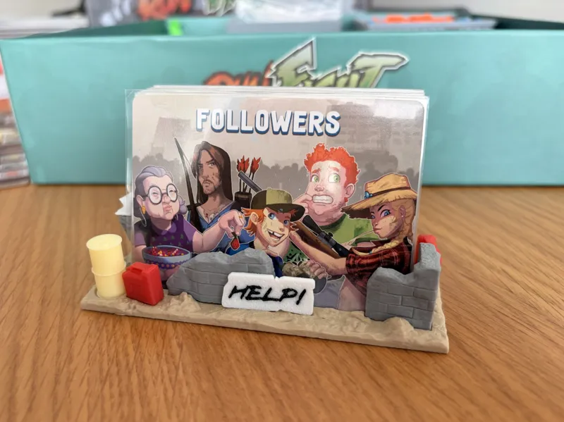 Run Fight or Die: Reloaded Followers Card Holder