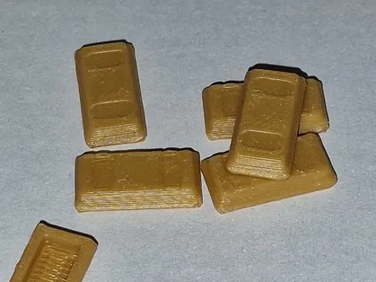 99563 1x2 Gold Bar