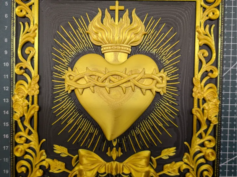 Cuore Sacro bicolor - sacred heart