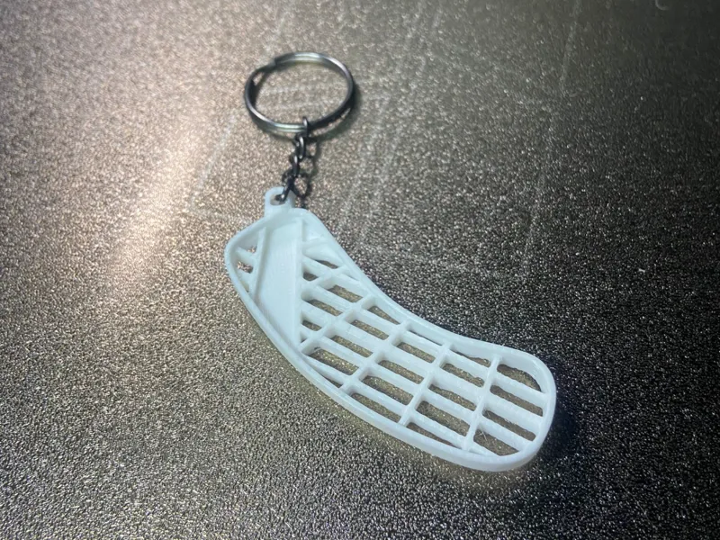 Floorball blade keychain