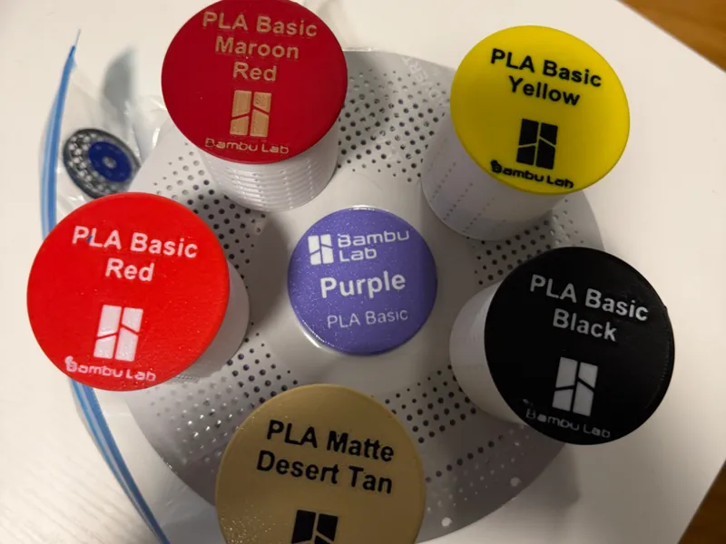 Desiccant Silica Container with colour coded lids