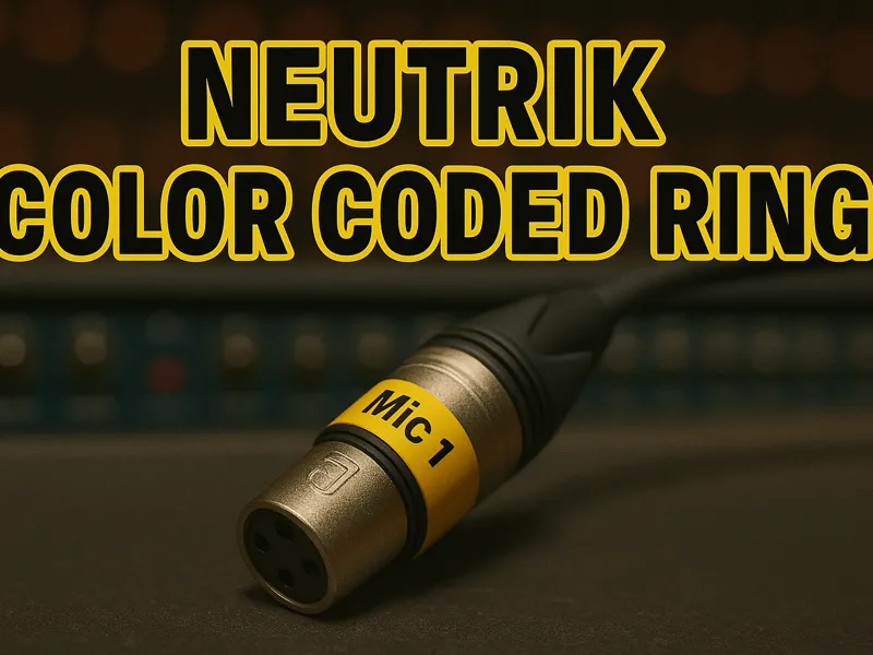 Neutrik Color Coded Rings - XX Series XLR