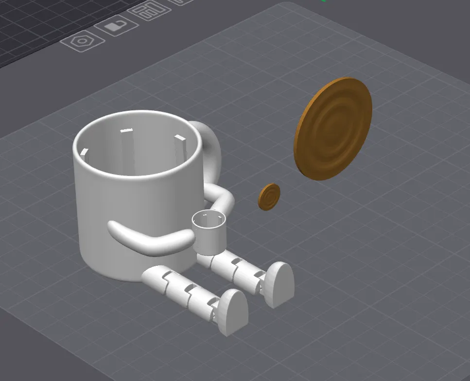 Articulated Coffee Buddy No AMS view 3