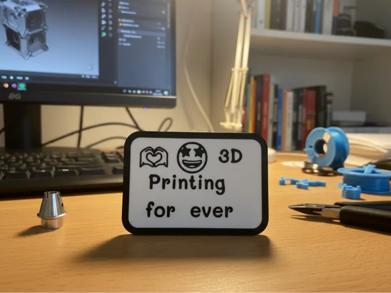 3D printing sign