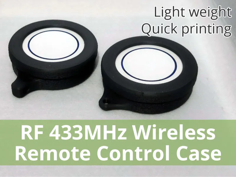 Case for rounded RF 433MHz Wireless Remote Control