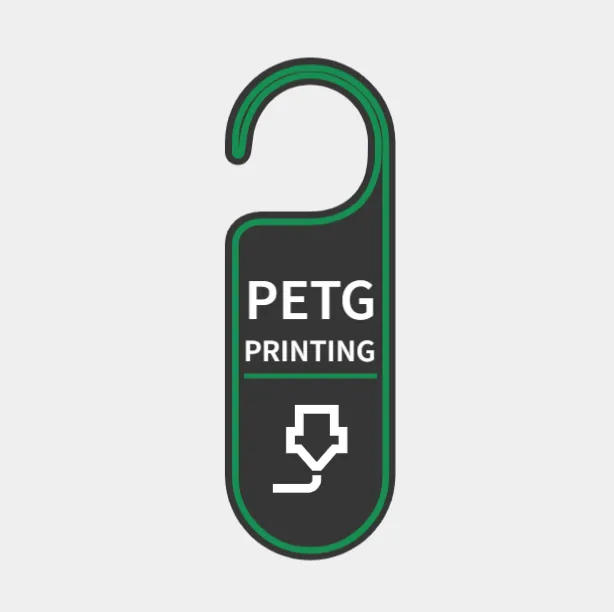 Print material sign - PETG