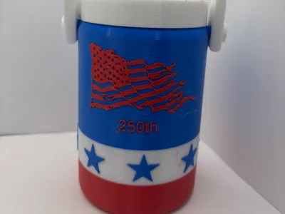 USA 250th 12oz can coolie