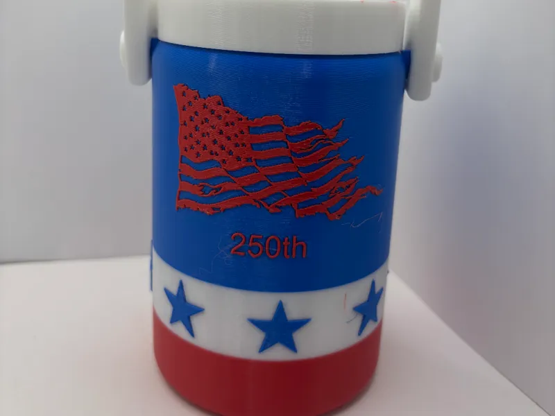 USA 250th 12oz can coolie