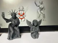 Statue de la Liberté qui se prend en selfie — photo 4