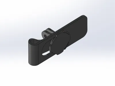 Quadlock GoPro - Locking Mechanism (Single print)