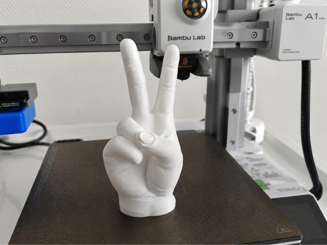 Peace Hand Sculpture – Modern Minimalist Decor