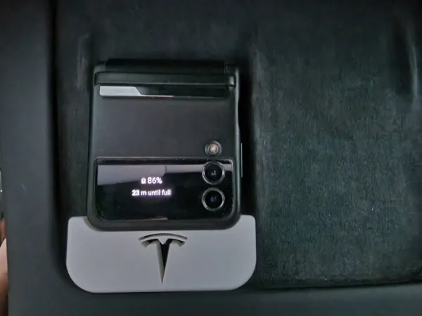 Support de recharge sans fil pour téléphone à clapet, Tesla Model Y