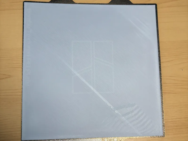 A1 Mini Bed Plate Cleaner/ First Layer Test