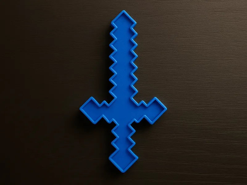 Minecraft Sword Cookie Cutter