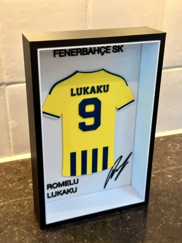 Marco decorativo: Romelu Lukaku - Fenerbahçe - Jersey Frame — vista de referencia 3