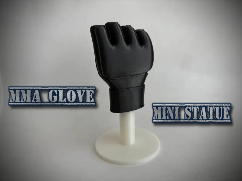 MMA Glove Mini Statue