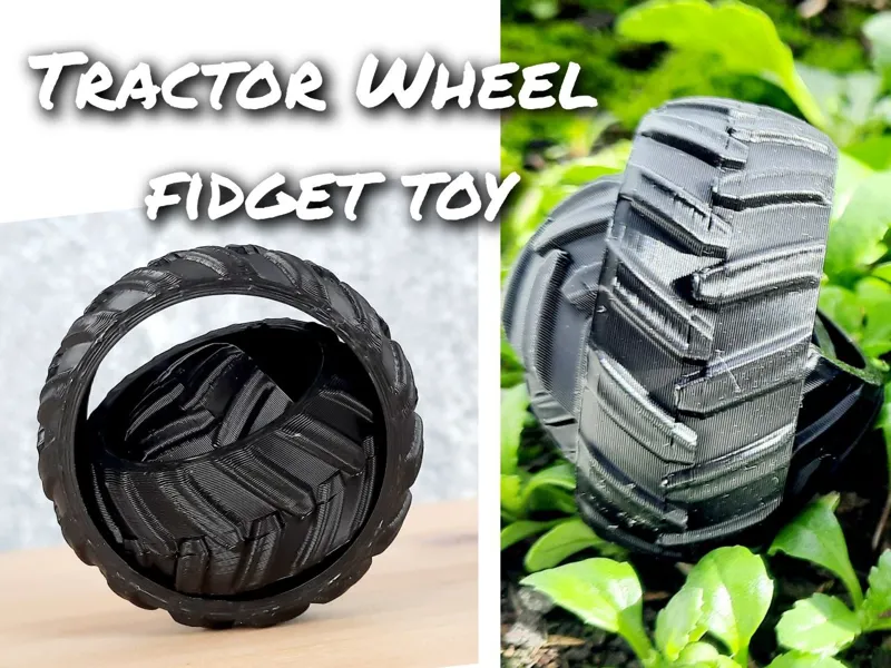 Tractor Wheel Fidget Toy