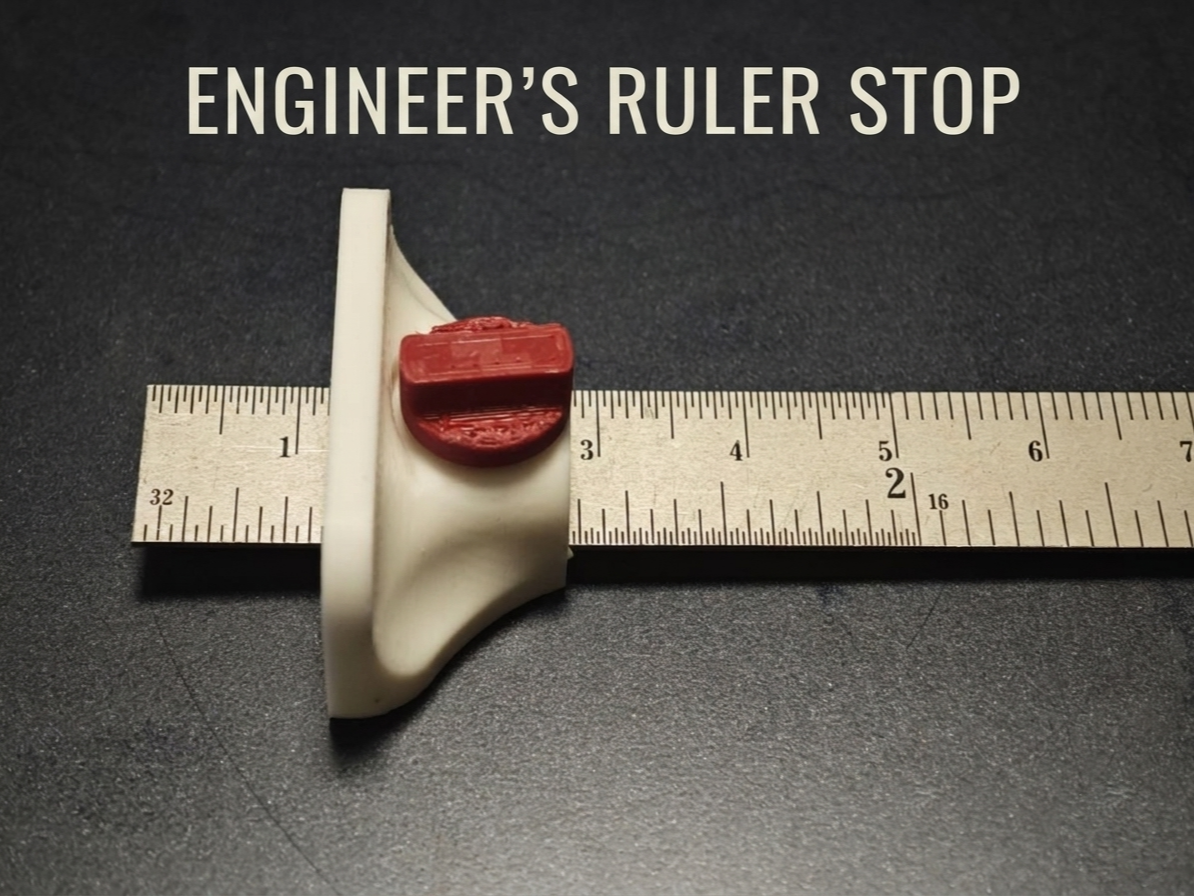 Engineer´s ruler stop