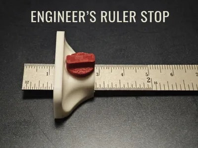 Engineer´s ruler stop