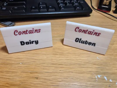 Food Warning Marker