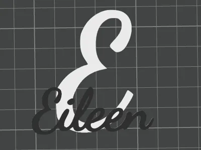 Nameplate "Eileen"