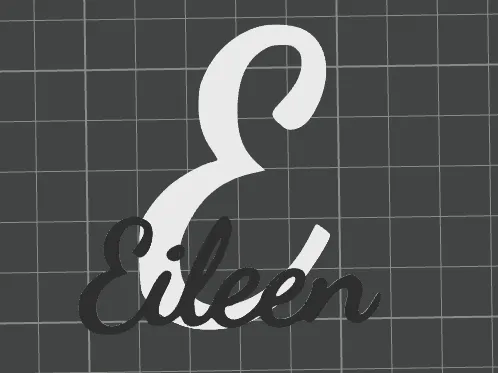 Schriftzug Name "Eileen"