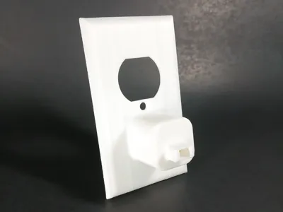 Charging Brick and Cord Locking Outlet Cover