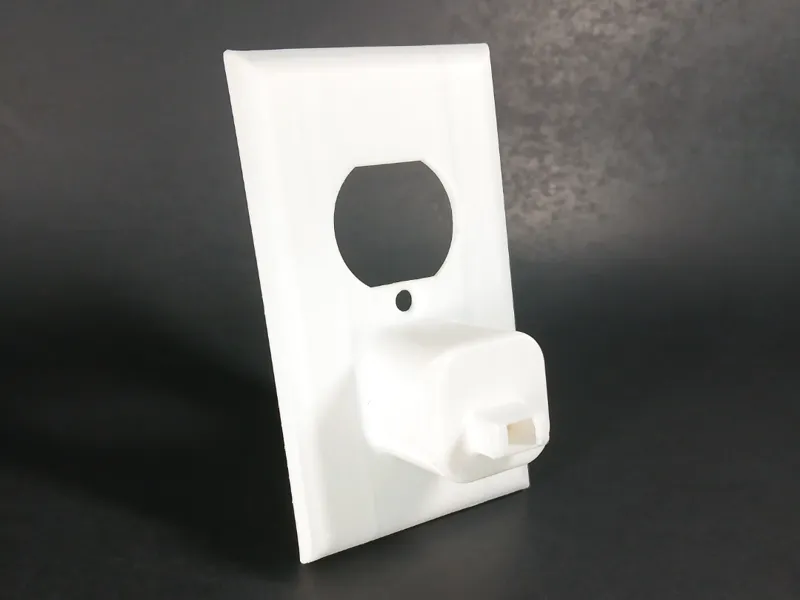 Charging Brick and Cord Locking Outlet Cover