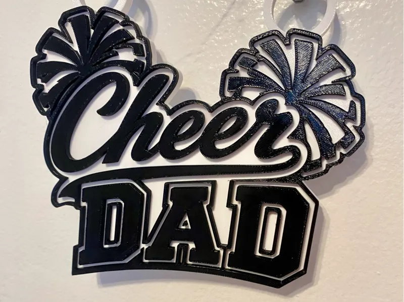 Cheer Dad Hype Chain Pendant