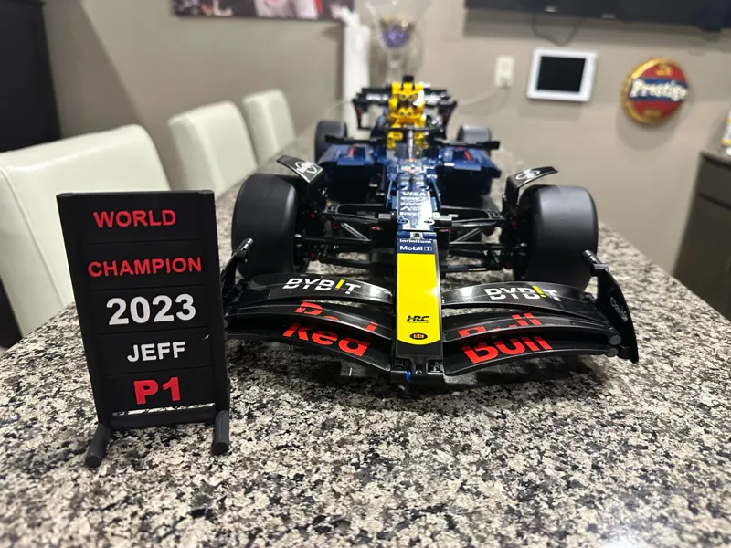 Formula 1 Pit Board