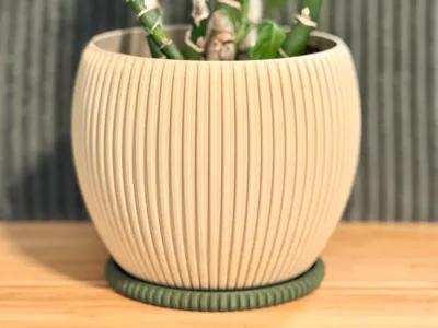 Flower Pot with Coaster