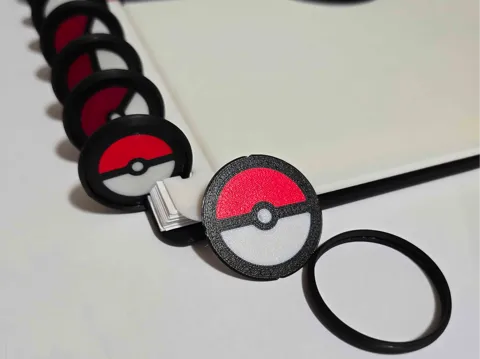 Modelo para impresión 3D: Pokeball Discbound Rings - Multipart — referencia de MakerWorld