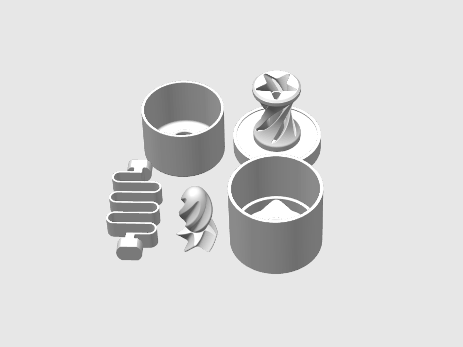 Miniatura 1 do modelo 3D 国之重器-核弹发射小玩具