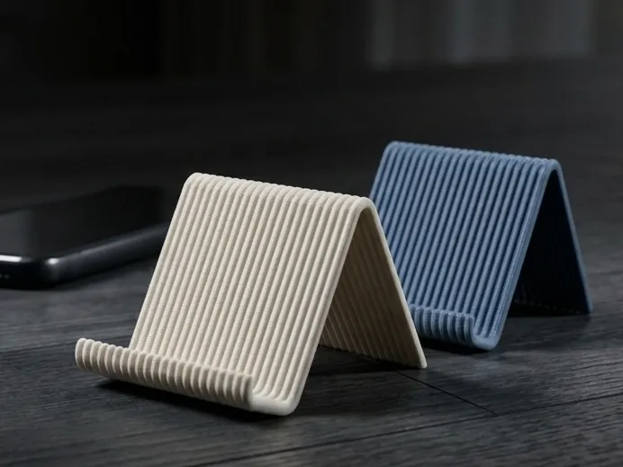 Minimalist Ribbed Phone Stand