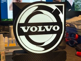 Volvo Logo LED Lampe