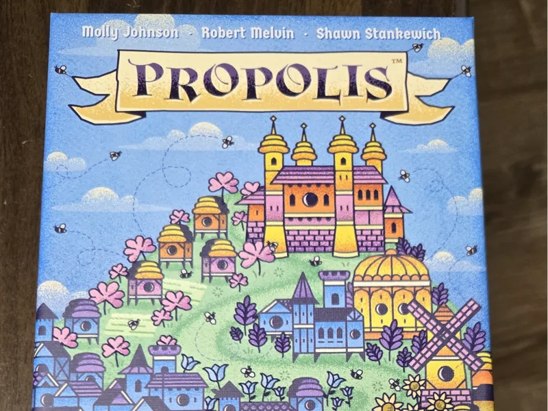 Propolis game box insert (holds sleeved cards)