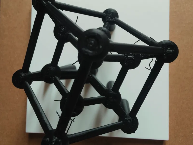 Tesseract “Support-Forest” Sculpture 