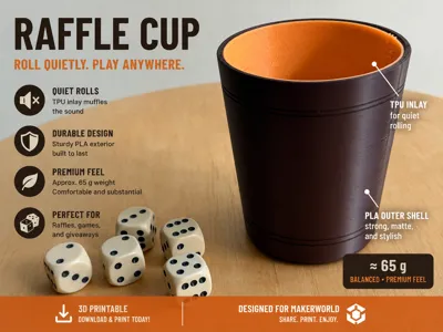Raffle cup