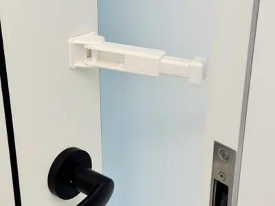 Pet Door Prop with Cushioned Folding Rod