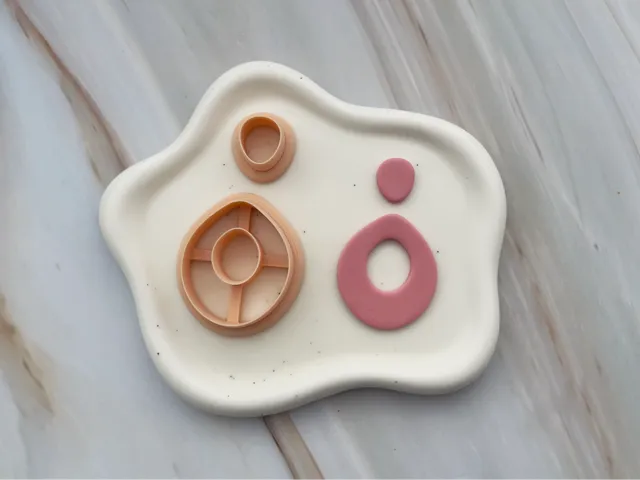 Geometric Polymer Clay Earrings Cutter