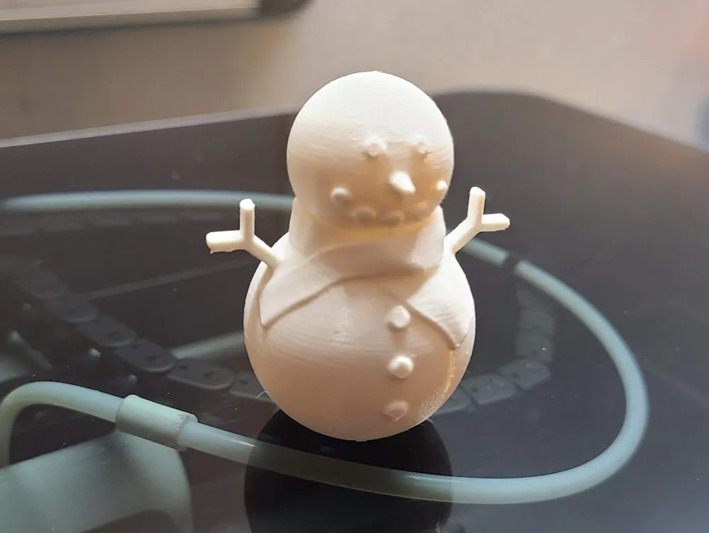 Small 3D Printable Snowman by Quick5pnt0 - MakerWorld