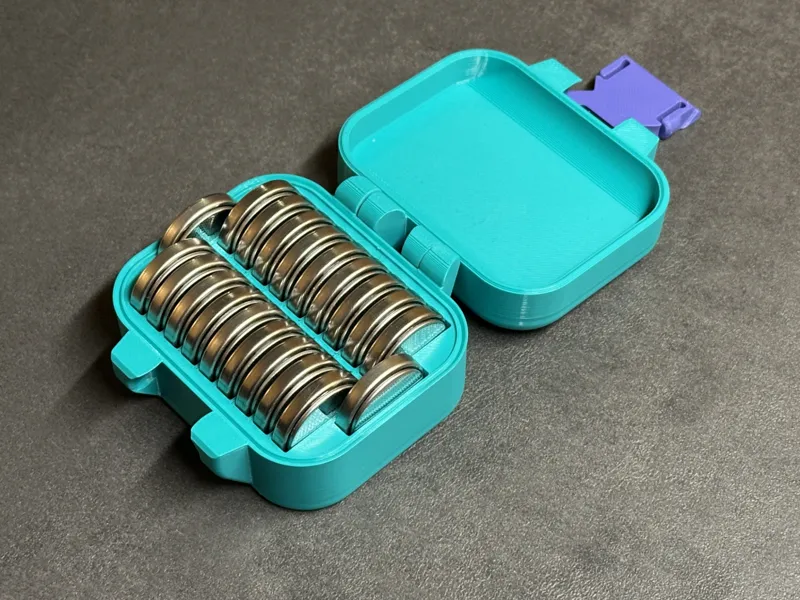 SnapLock Storage Box for 20x CR2450 batteries 