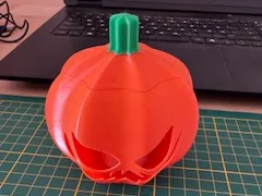 Teelichthalter Halloween Kürbis