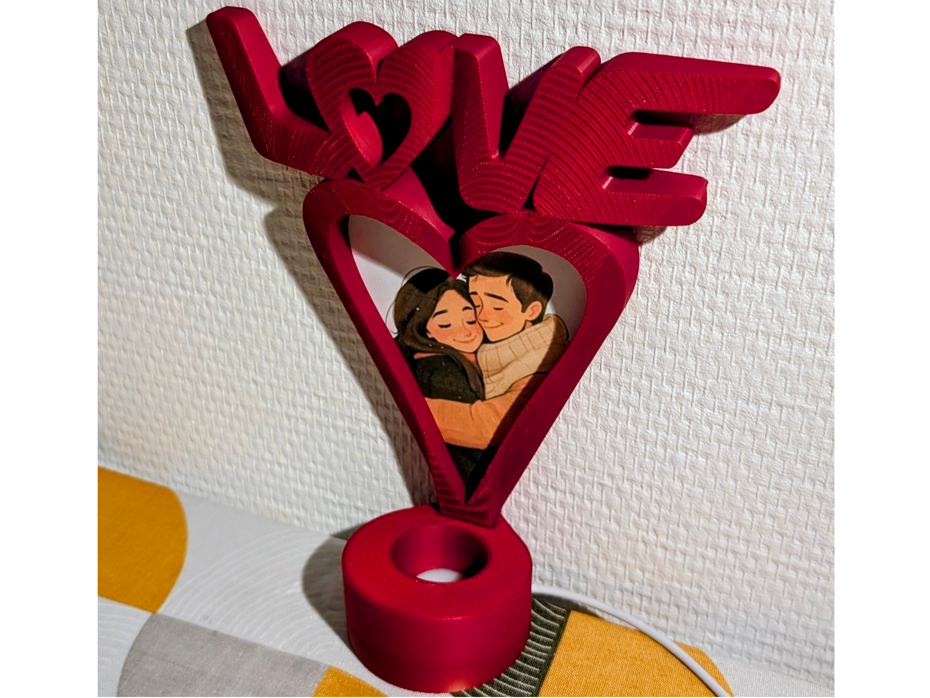 Valentine's day photo frame
