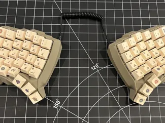 Reduced Height Dactyl Split Keyboard