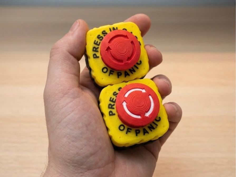 Mechanical Panic Button - No Glue & AMS Ready